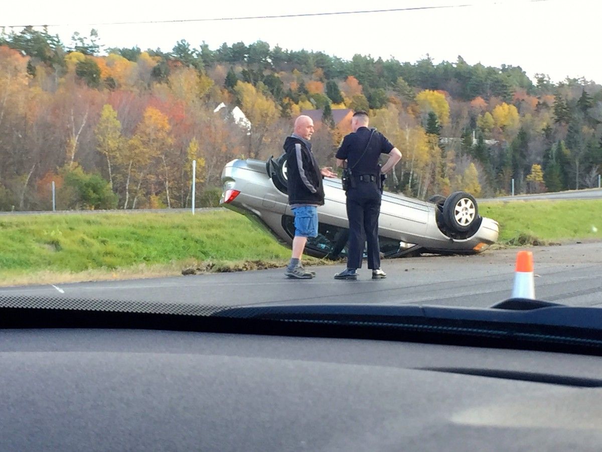 Wordless Outtake: Ooops (N.B. While passing this freak accident, it appeared that no one was injured. I would not have posted this if I believed any party was)