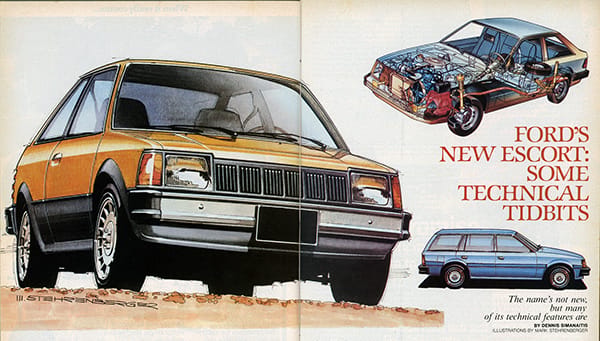 Vintage Review: Ford Escort Technical Tidbits R&T did this article similar to the X-cars technical analysis, although low-keyed.