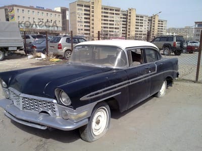 Wordless Outtake: 1956 Chaikolet Bel Air from Kazakhstan Reportedly the owner asks $18,000 for this Russo-American hybrid.