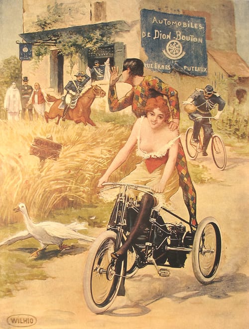 There’s a few other pioneering firsts that go along with the De Dion-Bouton motor trike, one of the most important early internal combustion vehicles. But this wonderful ad, one of [&hellip;]
