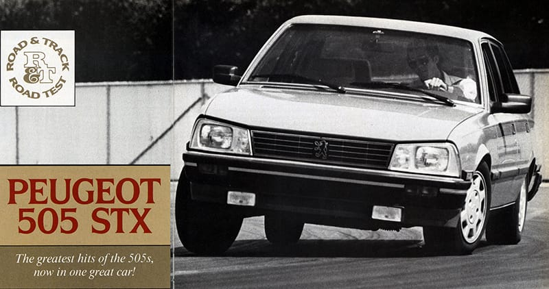 Vintage R&T Road Test: 1987 Peugeot 505 STX (First posted 2/20/2016) This aging car deserves a road test.