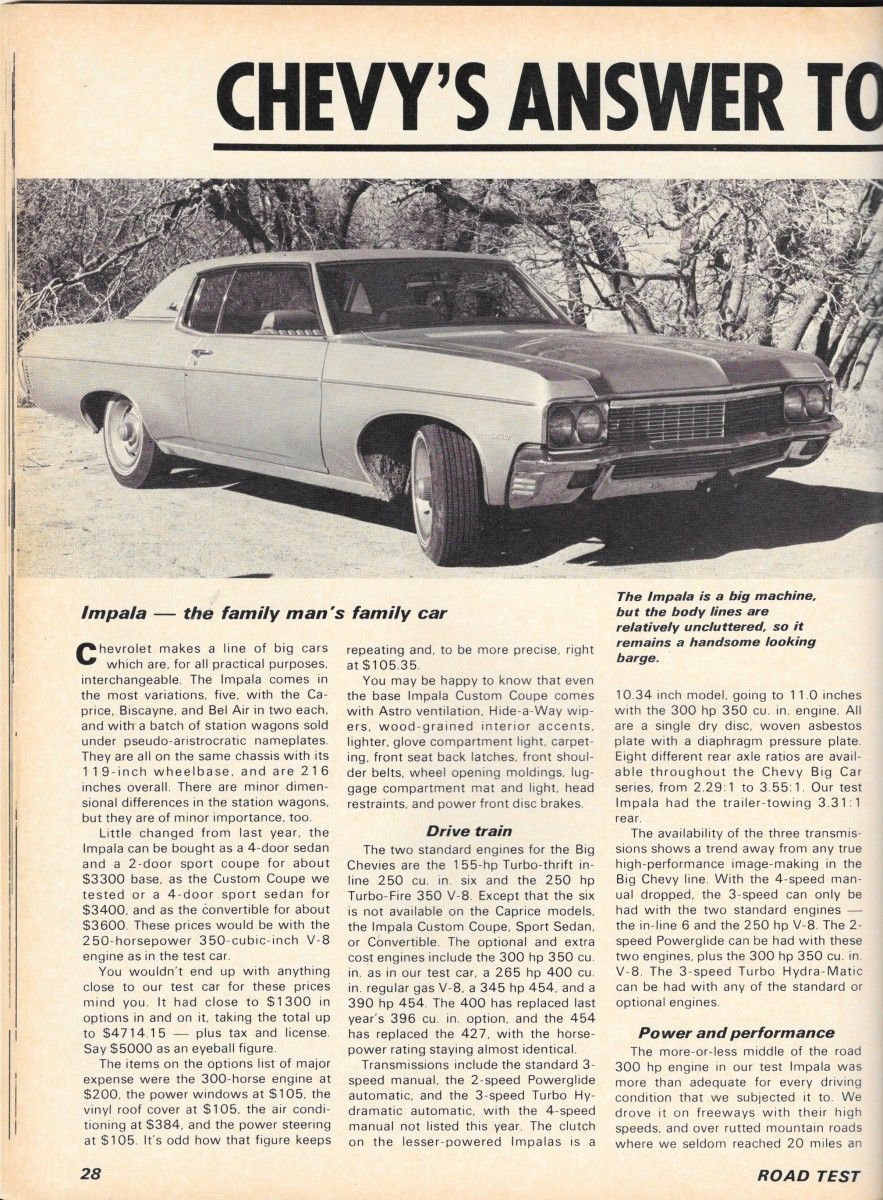 Vintage Review: 1970 Chevrolet Impala Custom Coupe - Leaving Super Sports And The Sixties Behind, Especially In The Curves 2 RTImpalaP1