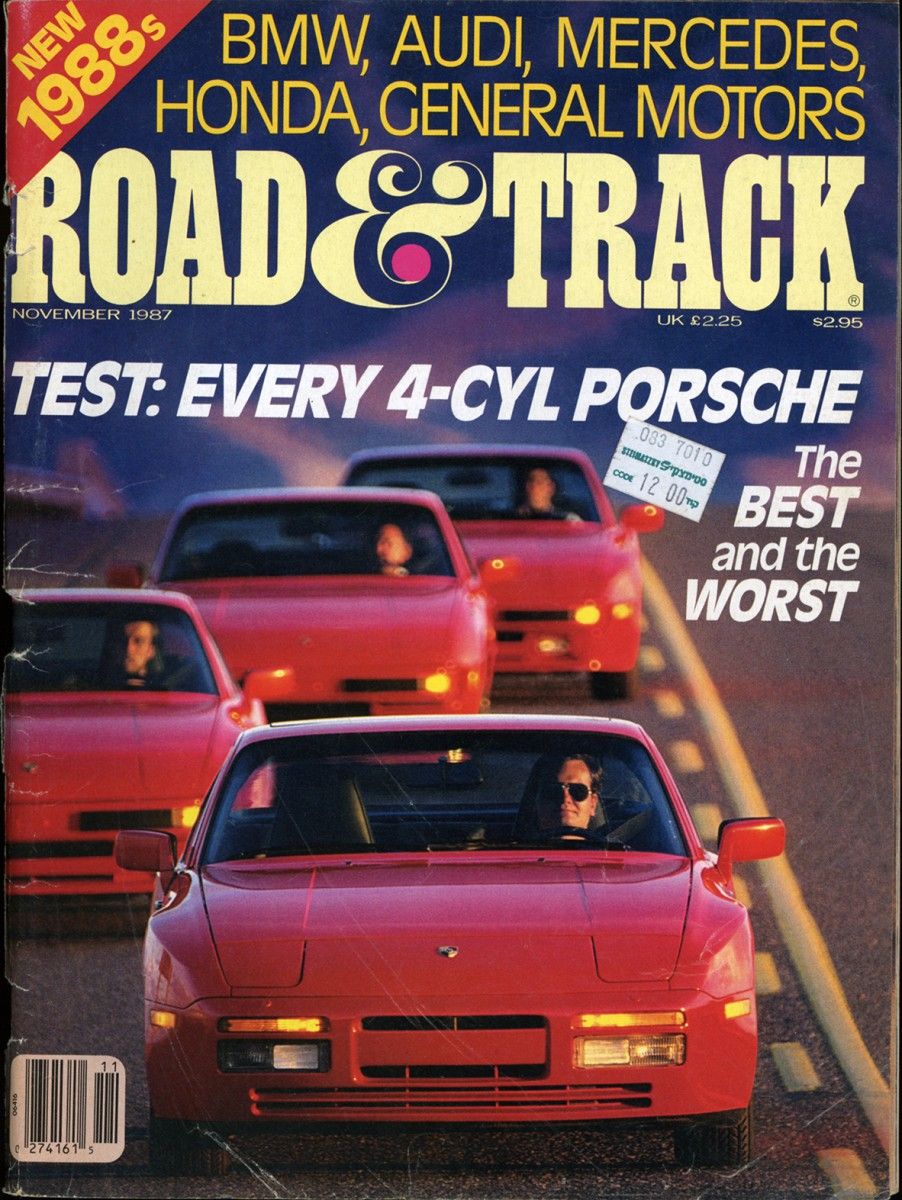 Last post was ads from R&T’s August issue. Staying in 1987, this is a little jump in the calendar.