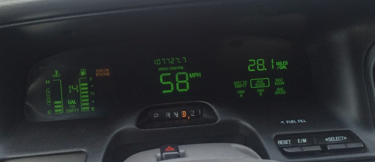 Check Engine light again...