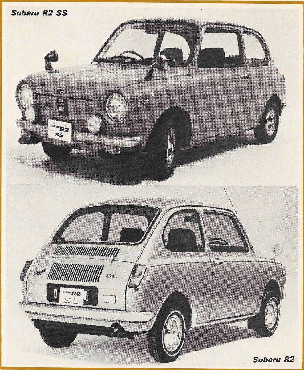 Vintage Article: 1971 Japanese Minicars - Road Test Gives An Overview Of Kei Cars 1 Subaru R-2