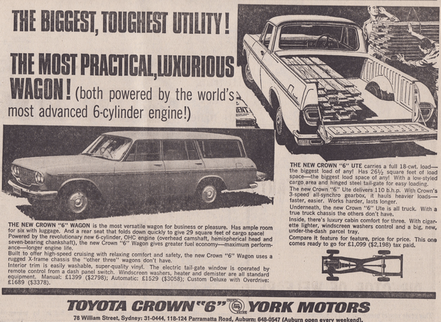 toyota crown ute