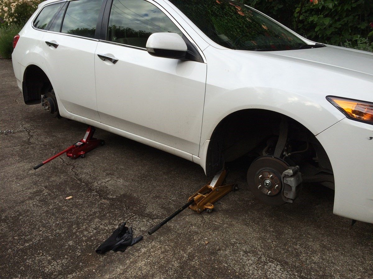 The tires on our Acura TSX Sport Wagon were overdue for a rotation, and it’s quicker to just do it at home than going somewhere, so out came my fleet [&hellip;]