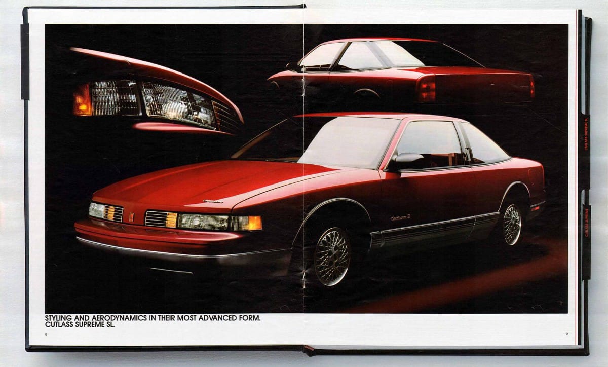 Vintage Comparison Test and Commentary: 1988 Buick Regal, Olds Cutlass Supreme, Pontiac Grand Prix – Road & Track Assesses The GM10 Personal Luxury Coupes 14 1988 Oldsmoblie Cutlass Supreme-08-09