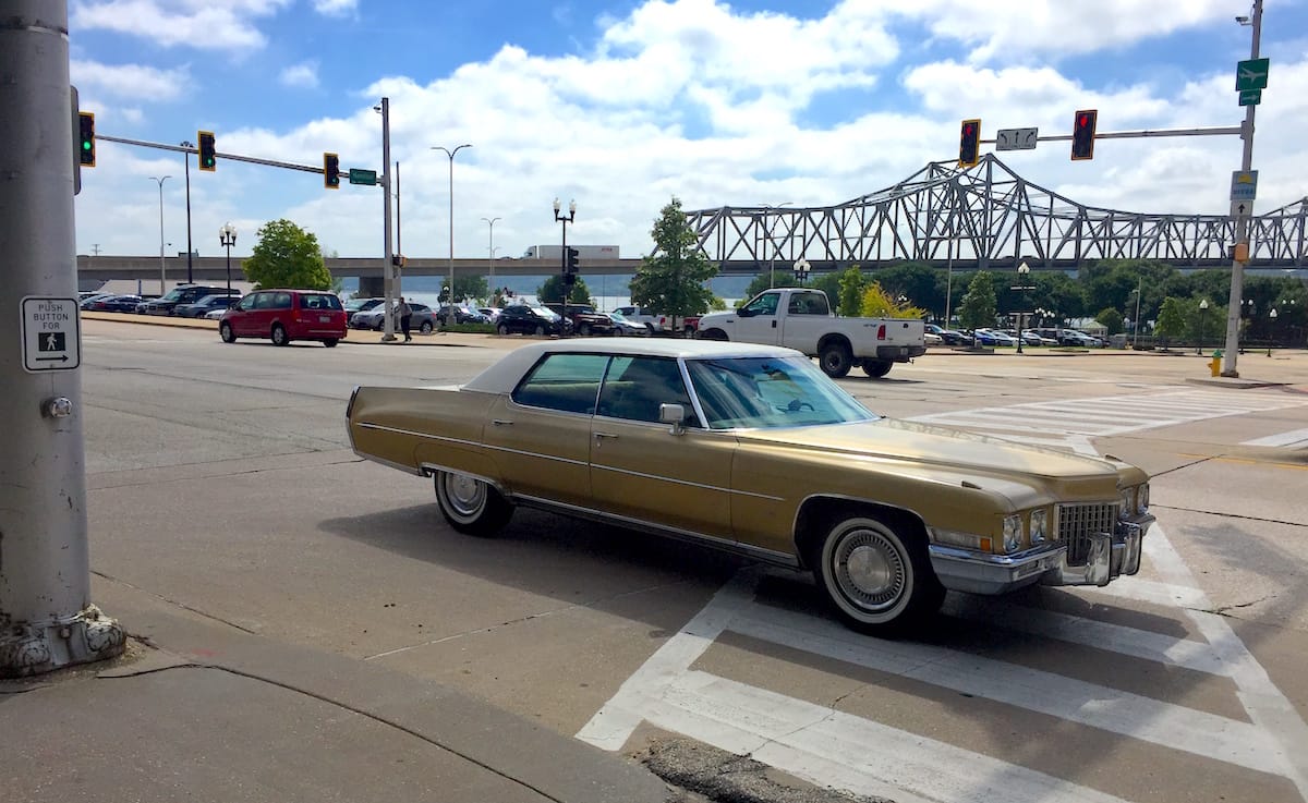 I barely had time to get my iPhone out when I spotted this Sedan de Ville idling at a stop light as I was leaving a meeting. Its 472 c.i.d. (7.7l) [&hellip;]