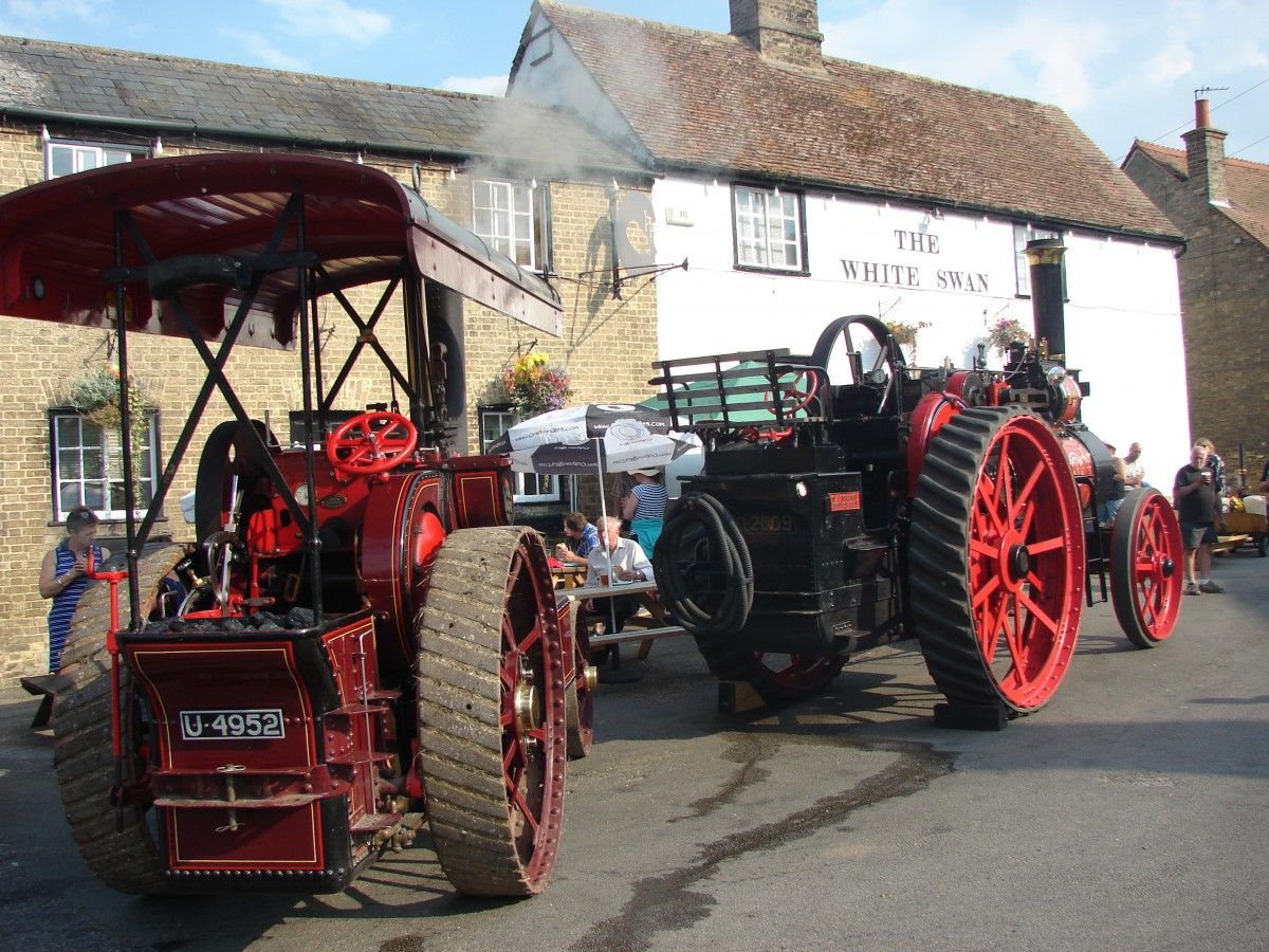 Wordless (Almost) Outtake – “Gentlemen, We Deserve a Drink!” These guys have working these engines all afternoon, and deserved a beer, without doubt.