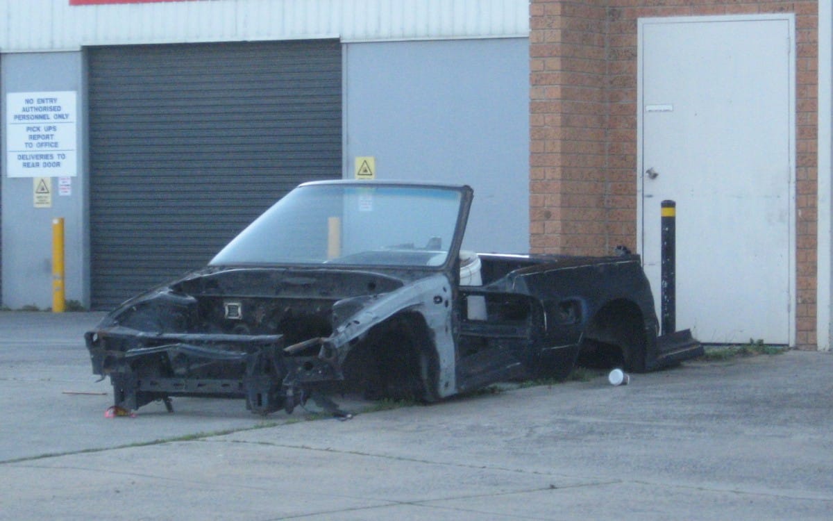 As with last week’s mystery car, the whole thing is shown here, well kind of.  Can you tell what this used to be?  Are the two halves even from the [&hellip;]