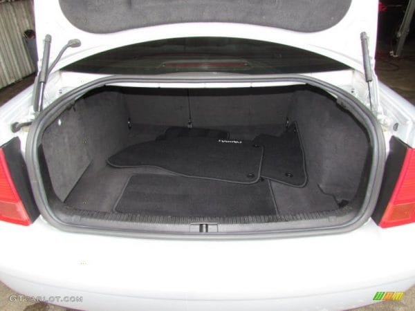 COAL: 2001 Passat GLX 5 Speed – From the Chrysler Frying Pan Into The VW - er - Frying Pan 10 PassatTrunk