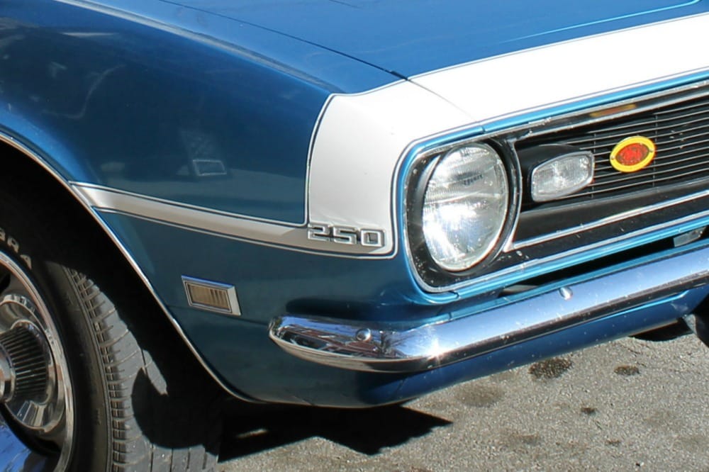 (first posted 8/21/2016)     Spring was in full swing when I came across this second-year Chevy Camaro convertible while taking a Saturday afternoon walk through the adjacent neighborhood community of [&hellip;]