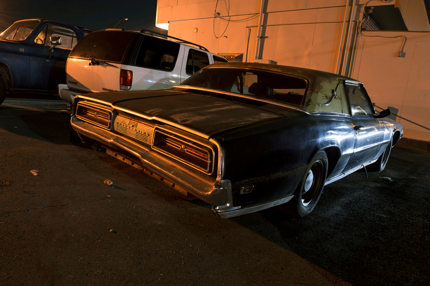 A Gallery Of Nighttime Curbside Finds By Curtis Perry 17 CP 1969 t bird