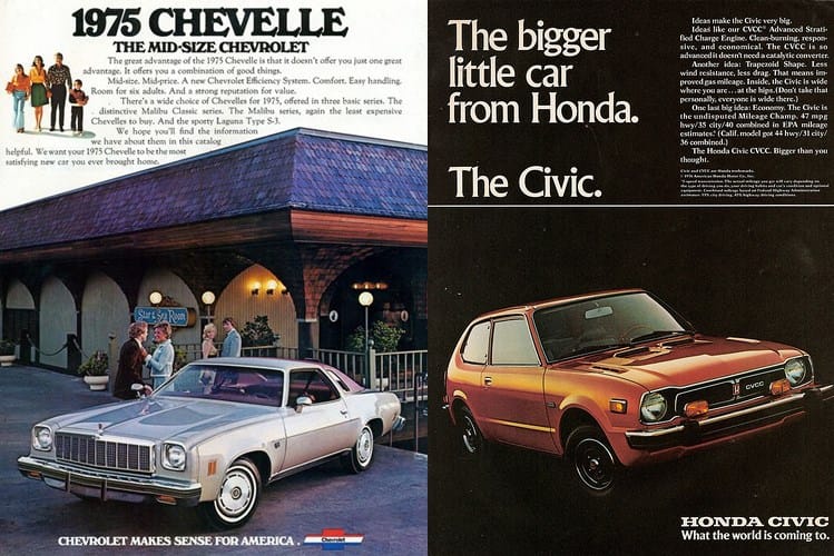 (first posted 11/9/2016) I dared to compare the 1976 Honda Accord with the 1976 Chevelle Malibu the other day, but folks just weren’t buying it. And the conversation morphed to [&hellip;]