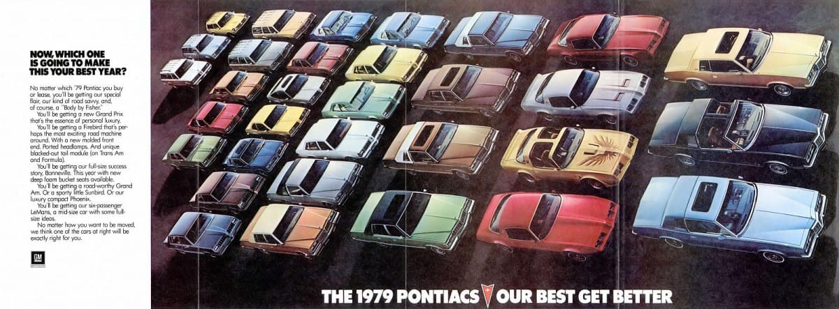 A while ago, I came into possession of a 1979 Pontiac foldout, each page measuring 8×11 inches. When you fold it out and flip it over, you have this wonderful [&hellip;]