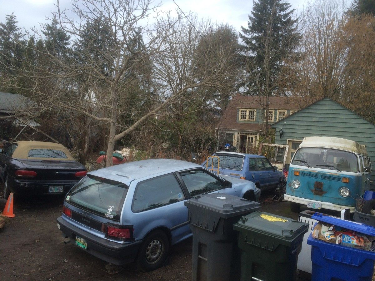 This driveway off the alley is just three houses away from me. It’s owned by an elderly couple, but at least two of their kids have moved back in recently. [&hellip;]