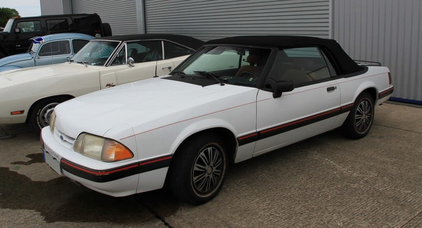 (not the actual car) (sent in by Matthew P)     I am thinking about buying a 1987 Mustang LX convertible with the 2.3 L four as a project car. I guess [&hellip;]
