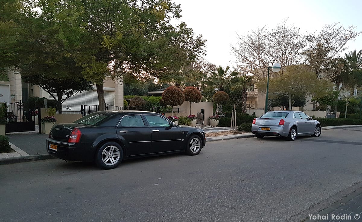 Almost round the corner from that Audi 80 I wrote about, I was happy to discover a nice 300C, and then another one. And another.