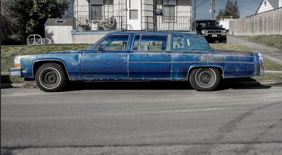 (first posted 3/2/2017)    Ralf K. has posted a car that has eluded me so far: a downsized (1977-1994) Cadillac Fleetwood limousine. I found and posted a prior-generation 1973 Fleetwood 75, [&hellip;]