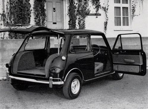 Automotive History: Radford (and Wood & Picket) Minis - When Ultra Luxury Minis Were Hot In Swinging London 16 Radford hatch 2