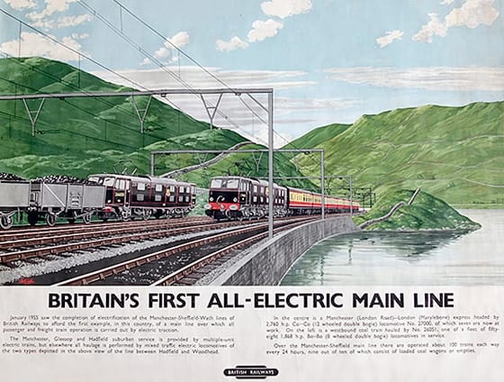 Trackside Classic: 1951 British Railways EM1 No 26020 – Forgotten Progress 2 0000 br poster woodhead