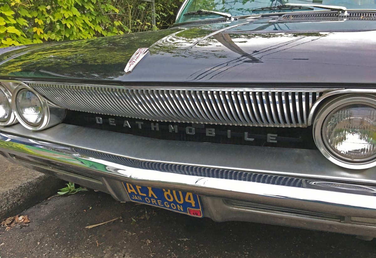 (first posted 5/19/2017)    CC reader Tim Finn in Portland sent me these pictures of this Deathmobile hearse, wondering what its true maker really was. It’s a perfect encapsulation of [&hellip;]
