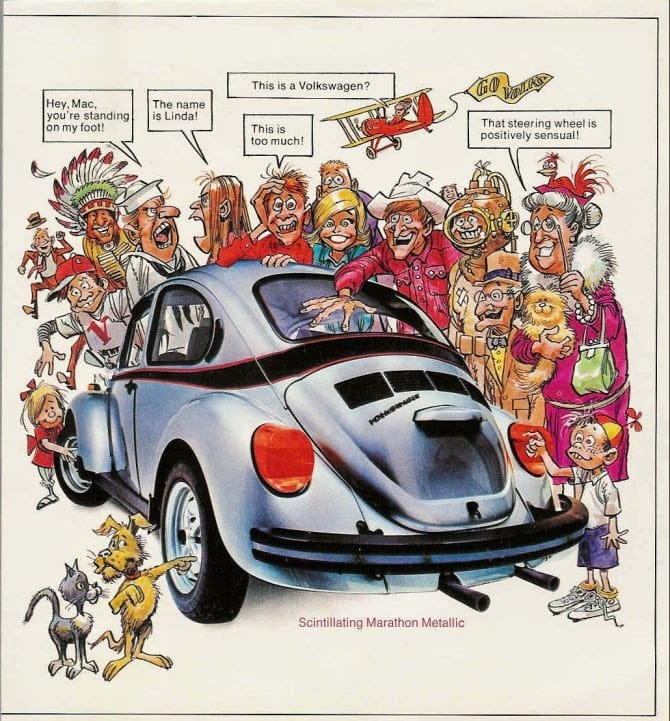 My 1973 1/2 VW Sport Bug - Living With The Sporty Themed Bug 2 VW Sport Bug 1973 ad 3