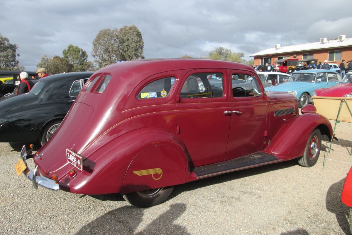 (first posted 8/11/2017)      The Hupmobile feature from last week triggered for me a memory of seeing an American streamlined sedan that was a little similar.  I found this 1935 [&hellip;]
