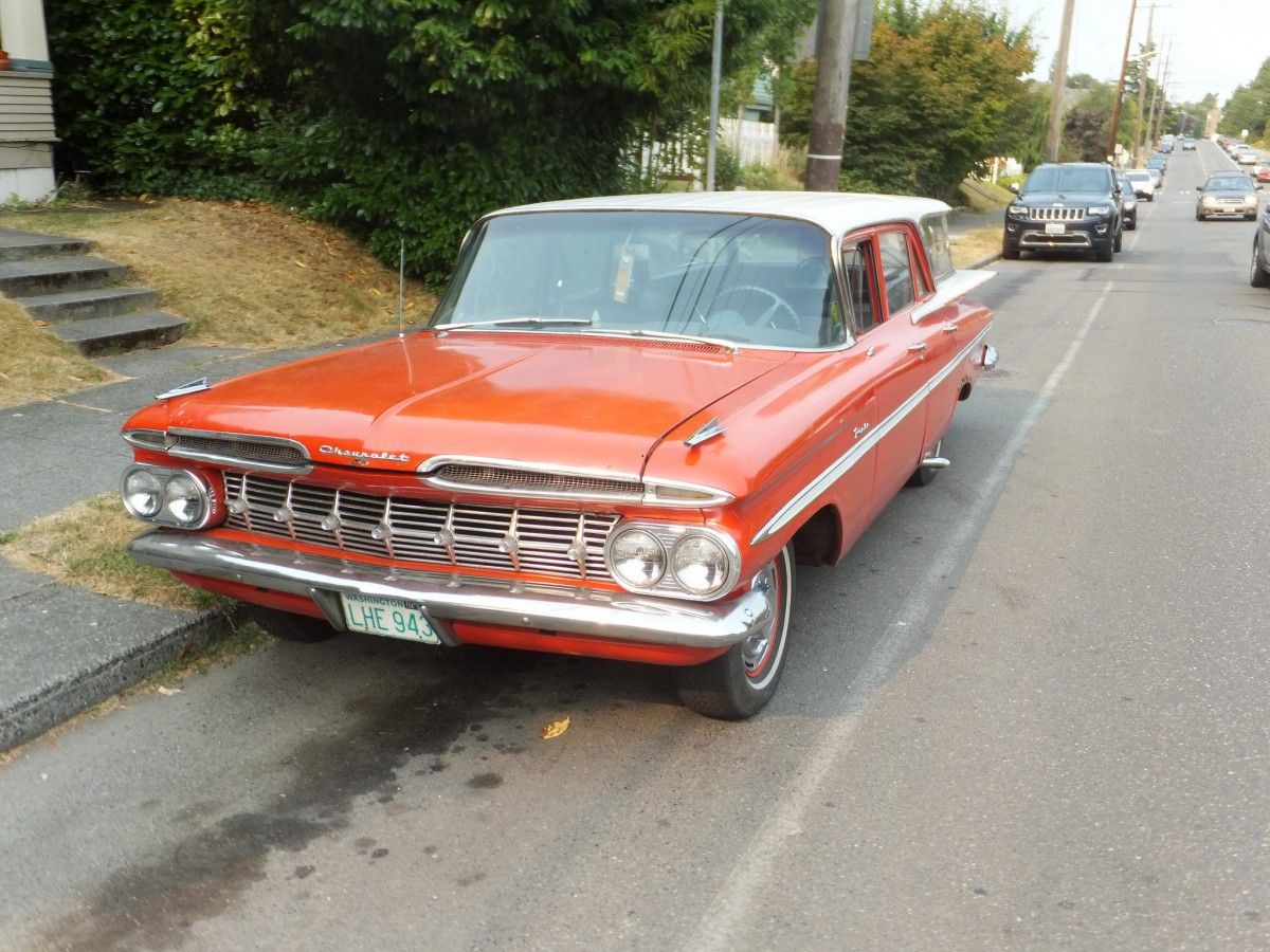 We haven’t had many of these ’59 Chevy wagons here at CC, so when I ran across this fine one shot curbside by Staxman at the Cohort, I bit. Now [&hellip;]