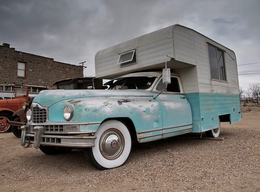I know quite a few old Cadillacs and such were cut up to be converted to motorhomes, thanks to their sturdy underpinnings. But this is the first time (I think) [&hellip;]