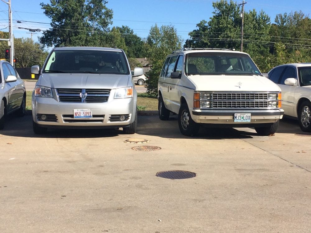 CC Outtake: The More Things Change, The More They Stay The Same This combination of a first generation and current generation Dodge Caravan is an infrequently seen pairing.