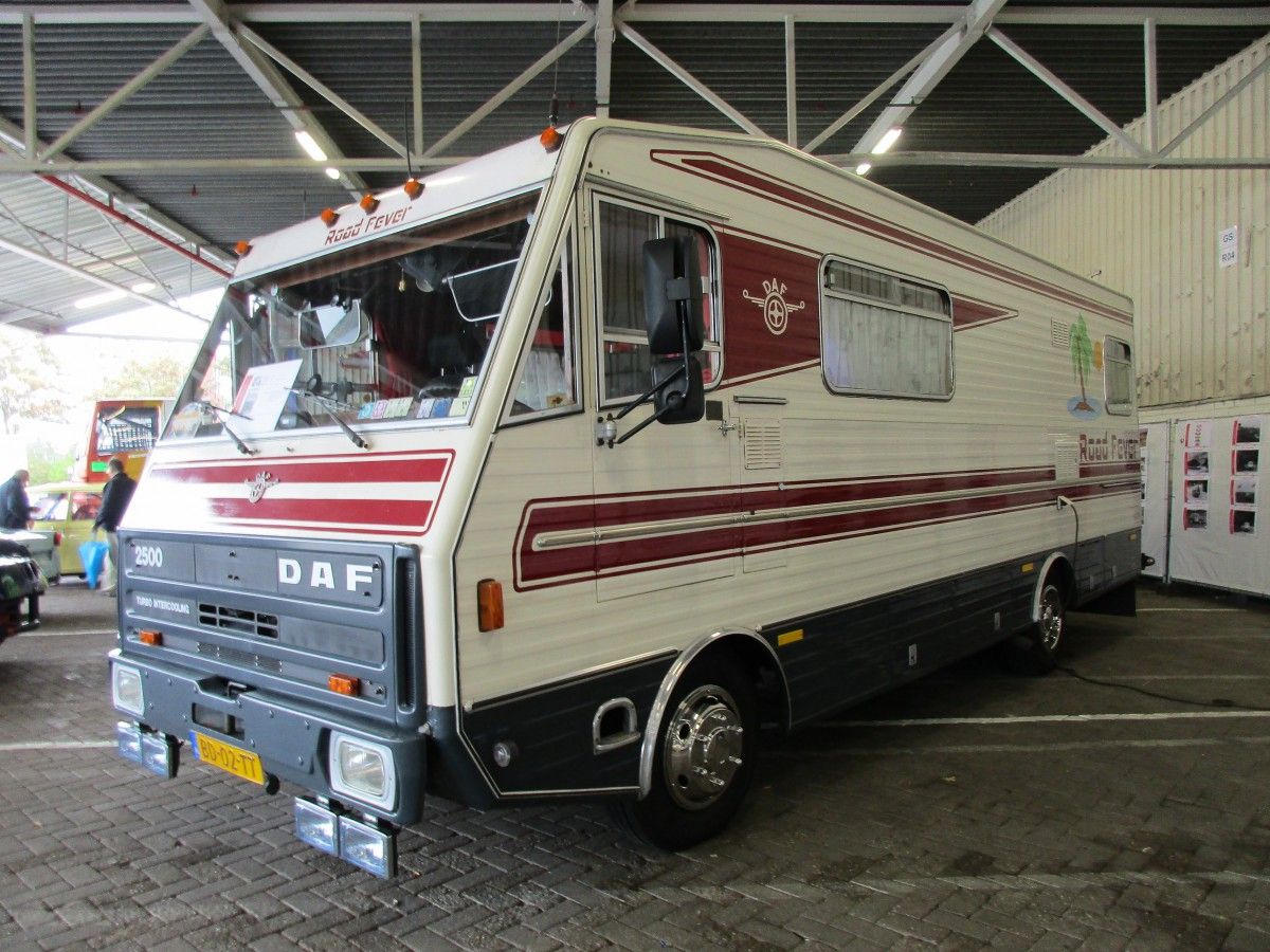 CC Global: 1979 DAF Motorhome, Built At A Shipyard – A Landyacht For Sure An absolute unicum, this special ordered 1979 motorhome based on a rolling DAF 1100 truck chassis. A DAF manager had it built at a shipyard.