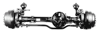 Fabco SDA-1200 Steerable Drive Axle. This series was superceded by the outwardly similar FSD series which incorporated double-cardan joints for smoother operation.