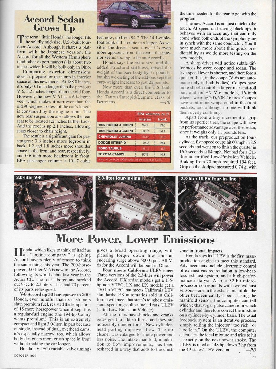 Vintage Reviews: 1998 Honda Accord - Blandtastic! 8 CD1097 Accord Coupe p4