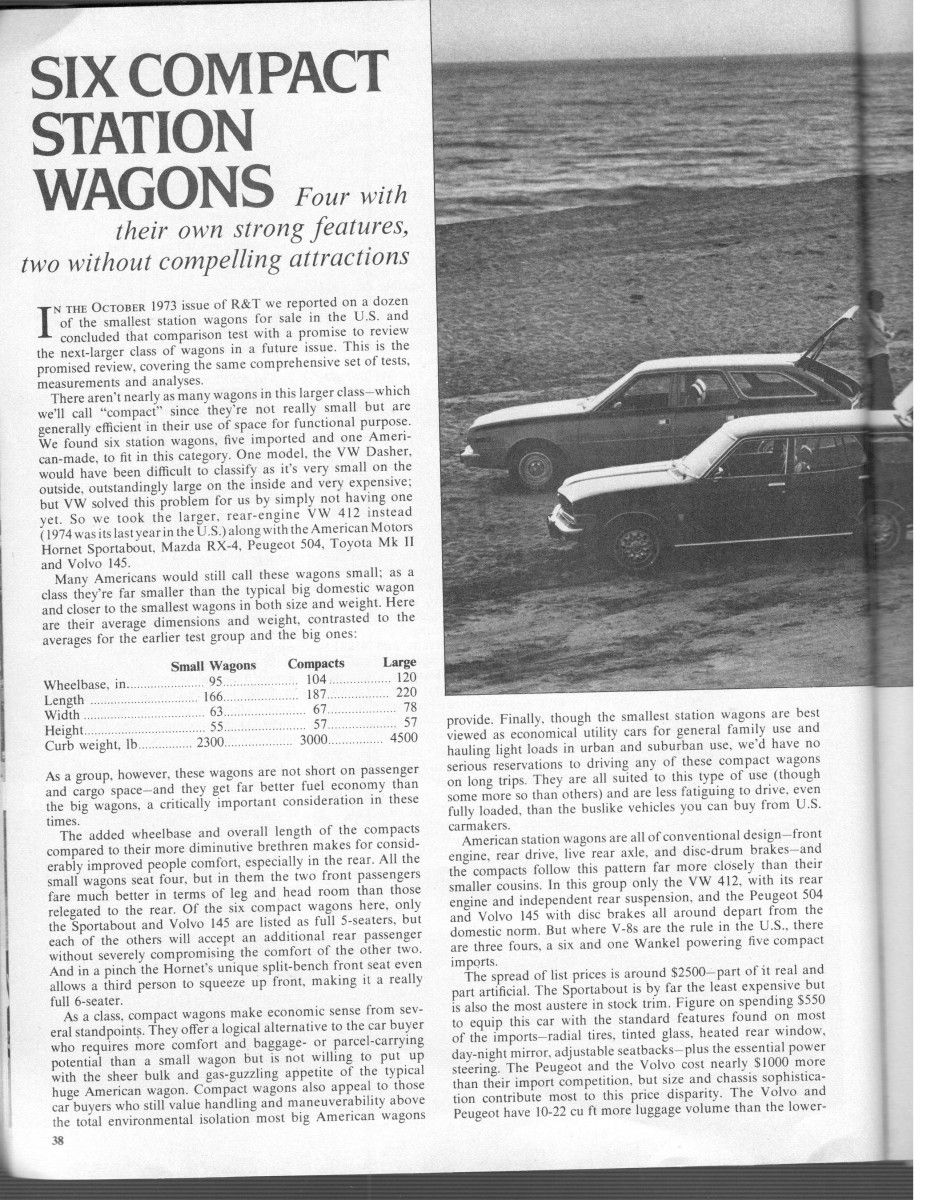 (first posted 2/8/2018)      R&T takes a look at alternatives to the typical large American station wagon. Sadly, there’s no FWD wagon to add a bit of counterpoint to [&hellip;]
