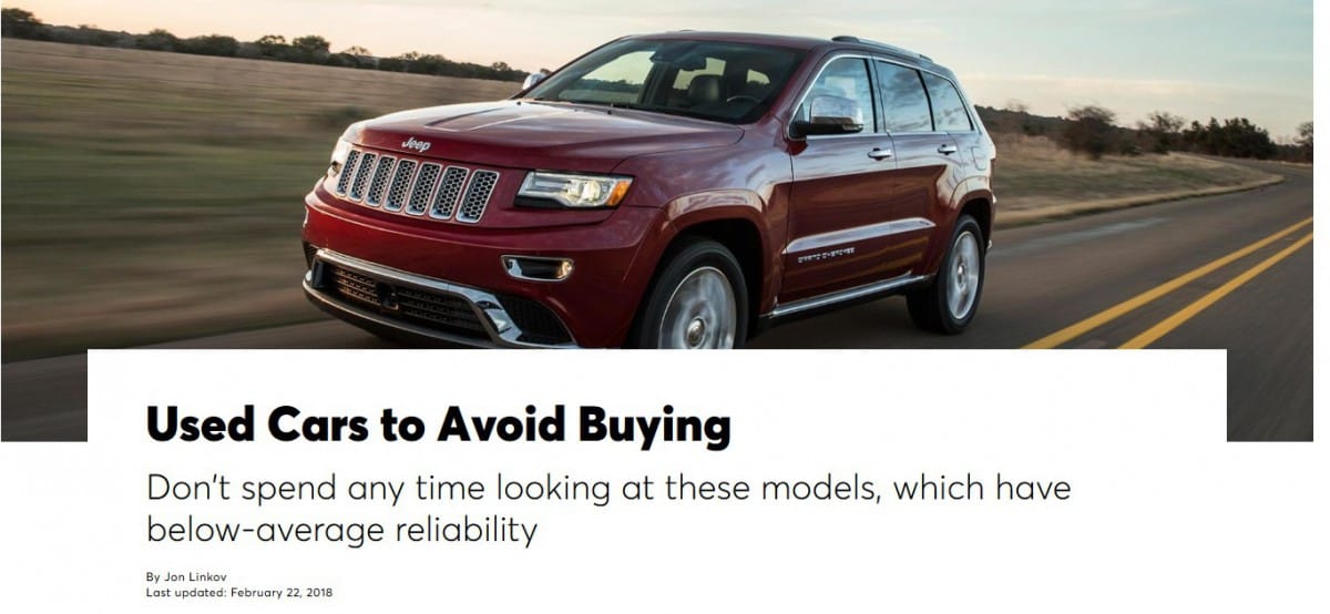 Consumer Reports recently published a comprehensive list of used cars to avoid. The publication usually dedicates at least one issue a year to automotive reliability, but now they’ve gone even [&hellip;]