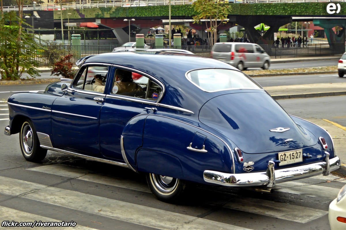 Cohort Outtake: 1949 Chevrolet Fleetline DeLuxe – Fastback Chevy in Chile A quick postscript to the day from Rivera Notario shot in Santiago, Chile. it’s one of my favorites from the era.