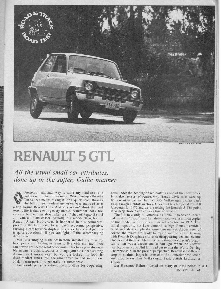 (first posted 5/14/2018)      Renault had high hopes for its R5 in the US. After struggling to get back its footing after the rise and fall of the Dauphine [&hellip;]