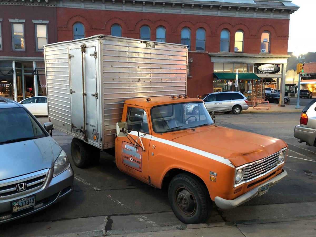 (first posted 6/9/2018)       This lovely orange with white stripe and IH 200 box truck stopped me in my tracks after dinner one evening a couple of weeks ago.  [&hellip;]