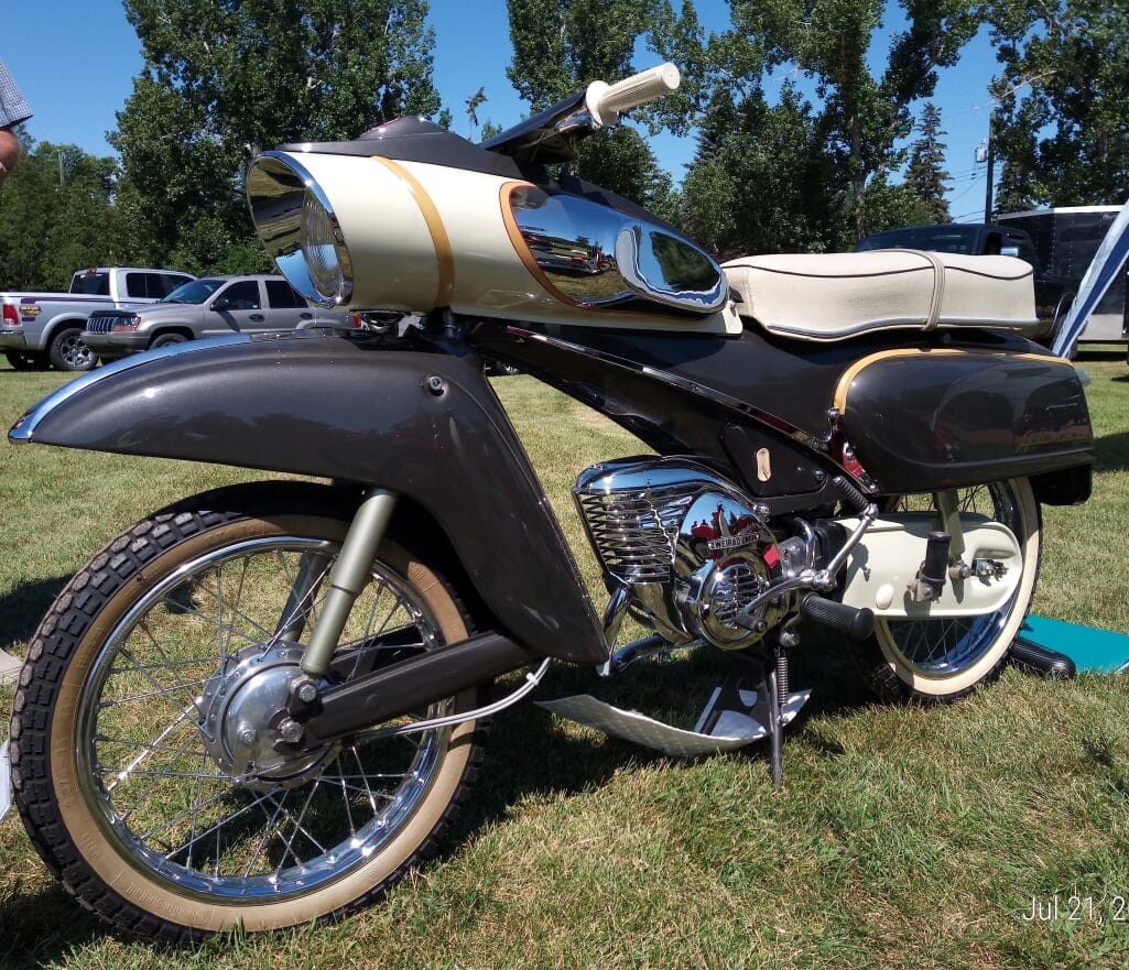 CC Reader Peter N. sent me these pictures of a rare 1965 DKW Hummel 155. This rather bizarrely styled 50cc motorcycle, dubbed “The Tin Banana” in Germany, was based on [&hellip;]