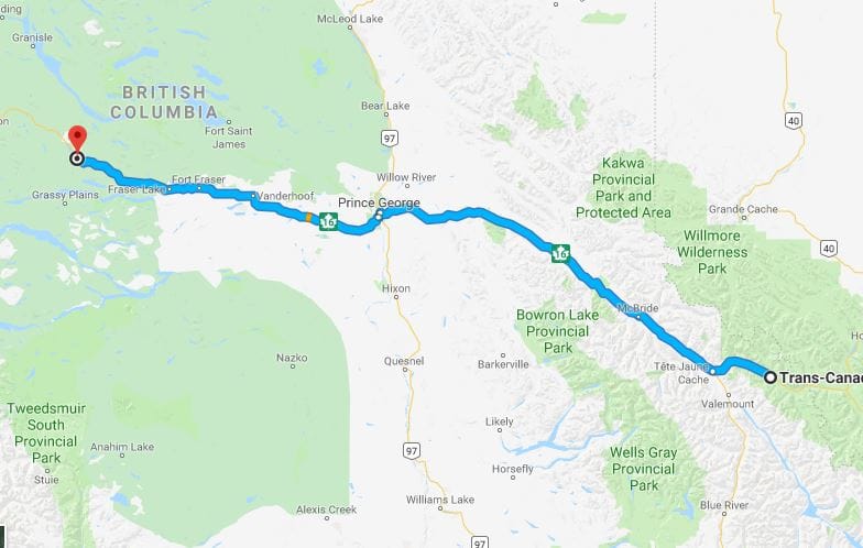 On day three of the journey we transitioned from Alberta to British Columbia. Highlights include a big mountain, waterfall, old train station and giant cedar trees.