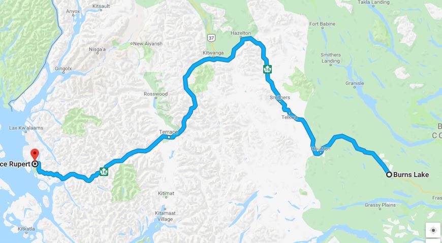 On day four we need to make it out to the coast and Prince Rupert with a distance of around 500 kms (310 miles) to cover. There is also a [&hellip;]