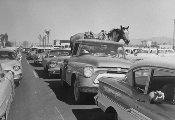 Vintage Wordless Snapshot: How Pickups Were Used In The Old Days