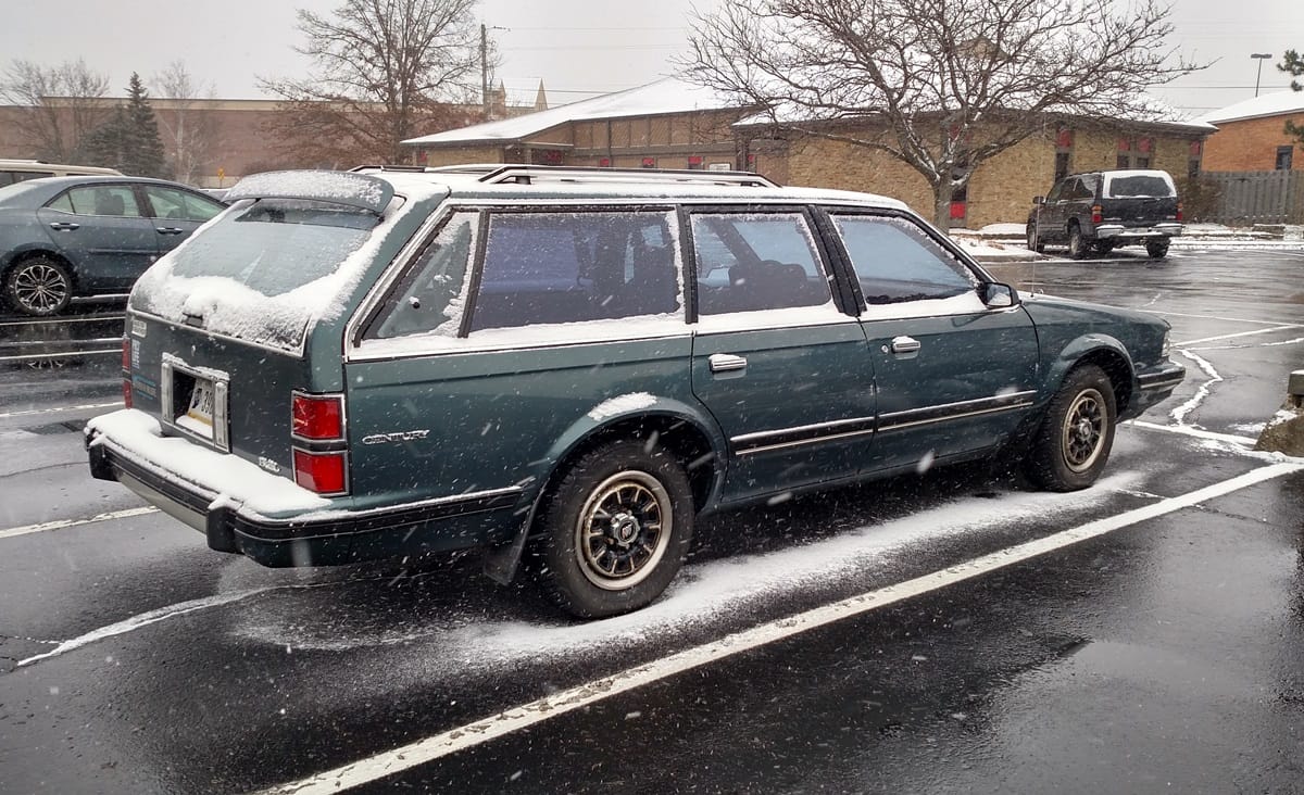 CC Outtake: A Scene From Car-rier & Ives Have you ever looked at something and had it remind you of something else? Of course you have. Howabout this snow-capped Buick? It made me think of Currier & Ives.