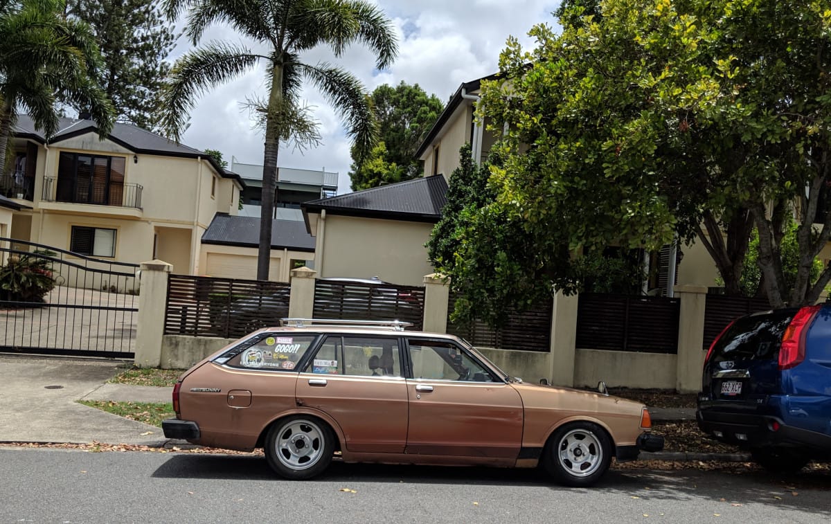 (first posted 1/10/2019)      It’s not often I see a Datsun Sunny (210). Early last year, I saw a wagon in a church parking lot that belonged to an [&hellip;]