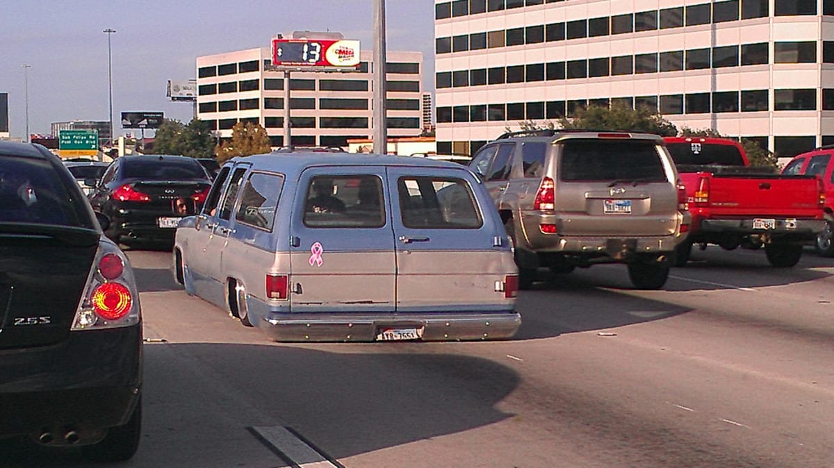 This is a real photo of a real Chevy Suburban I shot in stop and go traffic one day on the West 610 Loop in Houston. It really begs for [&hellip;]