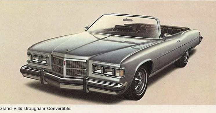 The Last Full-Size Convertibles - The End Of An Era 27 1975 pontiac grand ville convertible