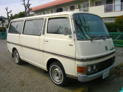 (first posted 4/27/2019)       This mid-1970s Nissan Caravan has been roaming our suburban Tokyo neighborhood for several years. The owner had parked it in different locations but appears to [&hellip;]
