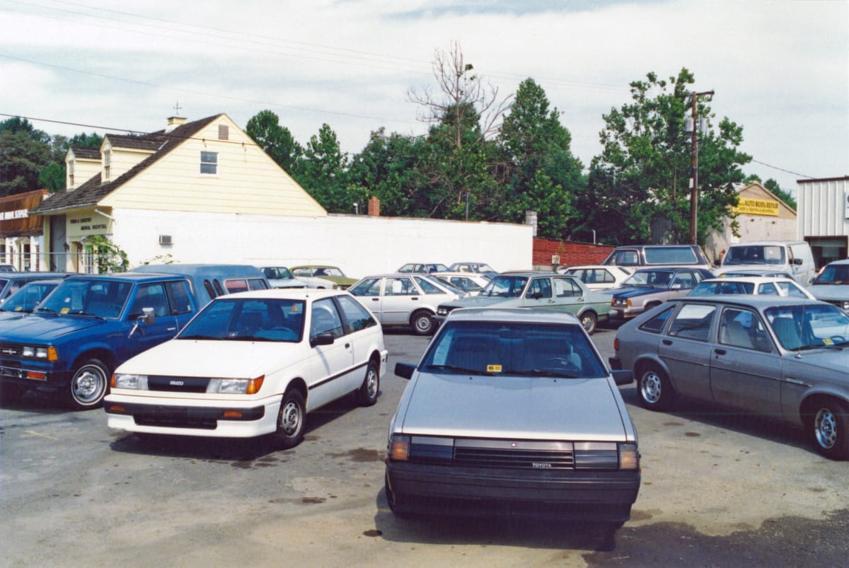 Photograph taken in Fairfax, Virginia in about 1992.